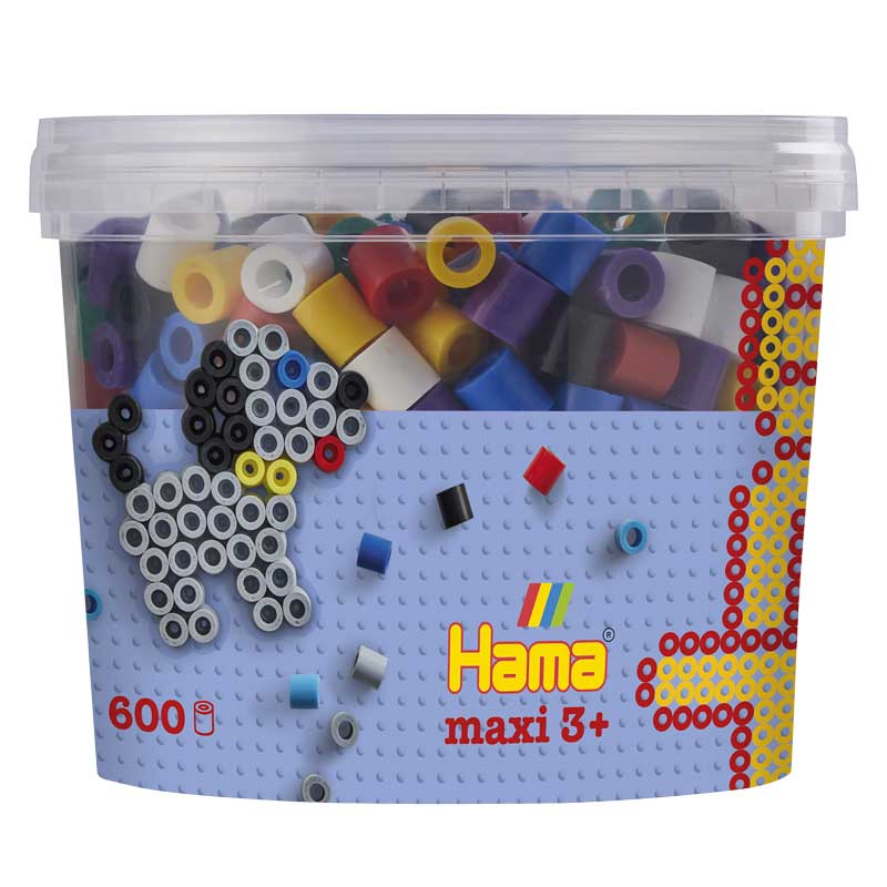 Hama - Bügelperlen MAXI, 600 Stück