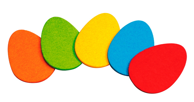 Filz - Eischeiben 6 cm, 20 Stück — sortiert