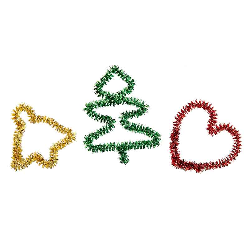 Chenilledraht metallic — 8 mm, 50 cm , sortiert