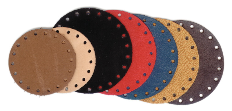 Lederscheibe gelocht