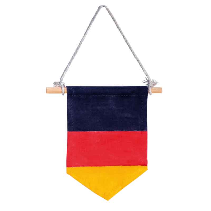 Stoffwimpel zum Hängen, 3 Stück