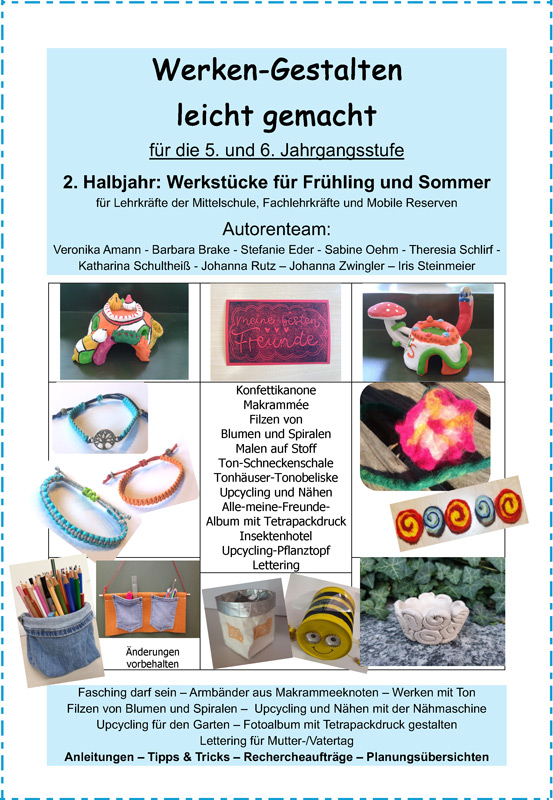 Werken Gestalten leicht gemacht — 5. + 6. / 2 Halbjahr