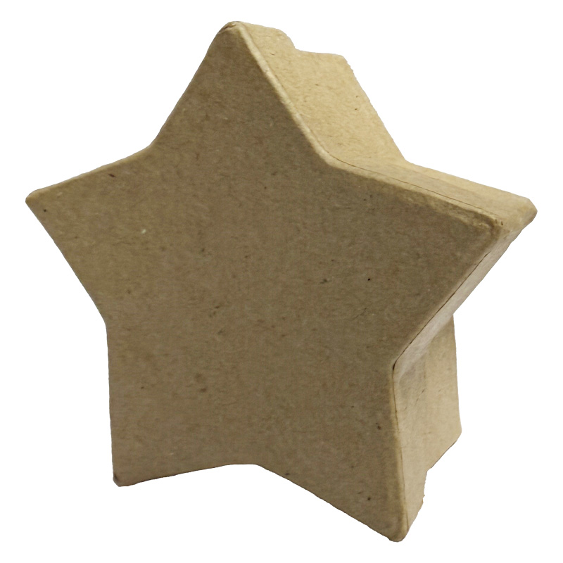 Pappmache Minidose 7 x 7 x 4 cm