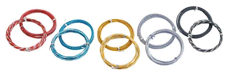 Alu-Schmuckdraht 2 mm / 2 Stück