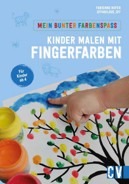 Kinder malen mit Fingerfarben — von Fabienne Rufer