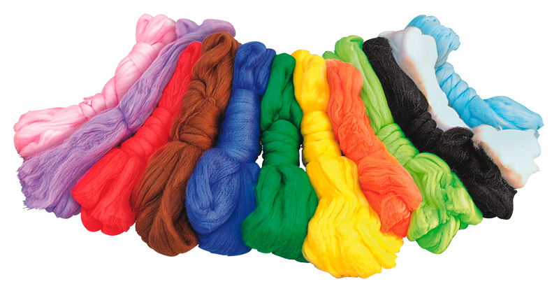 Märchenwolle, 350 g — farbig sortiert