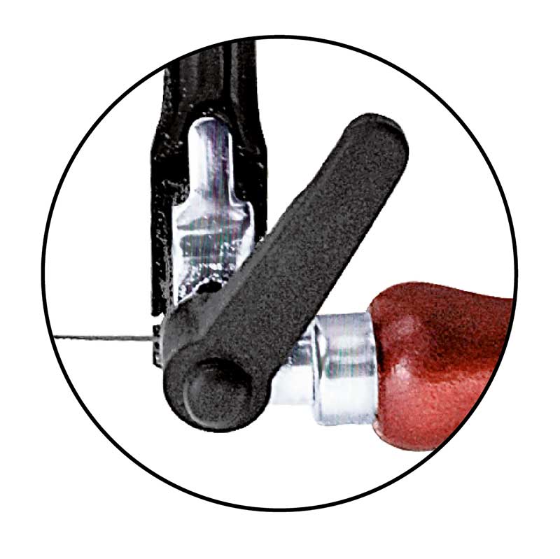 Laubsägebogen Pebaro 750 K — Mit Spannhebel