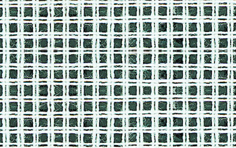 Stramin 38 Stiche, 60 cm breit — weiß