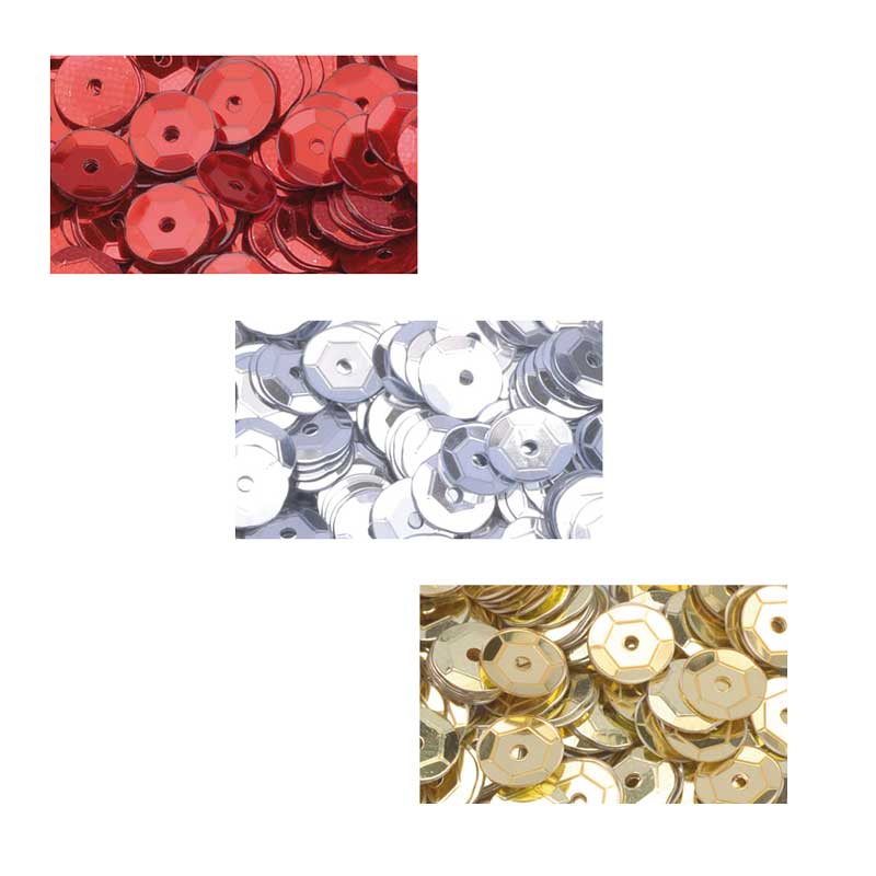 Pailletten gewölbt 6 mm / 30 g