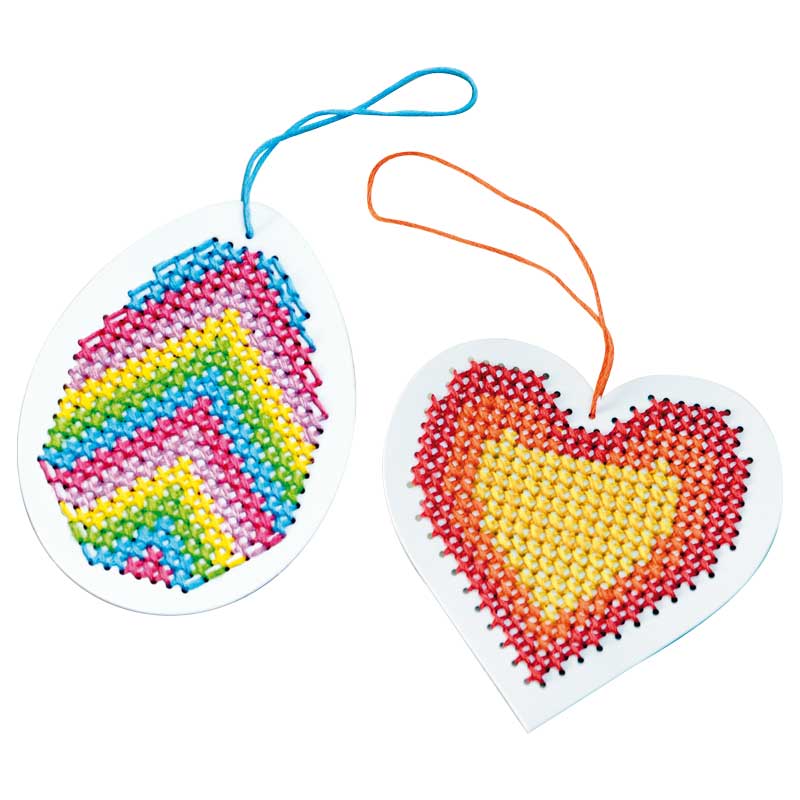 Stickkarten, 8 Stück