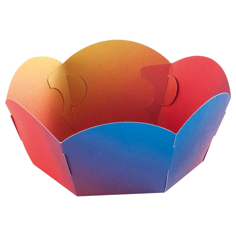 Osternester, 24 Stück — regenbogenfarben