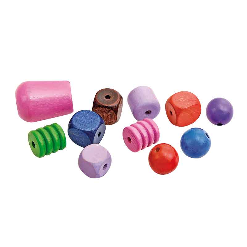 Holzperlen - Eimer, 1.200 g