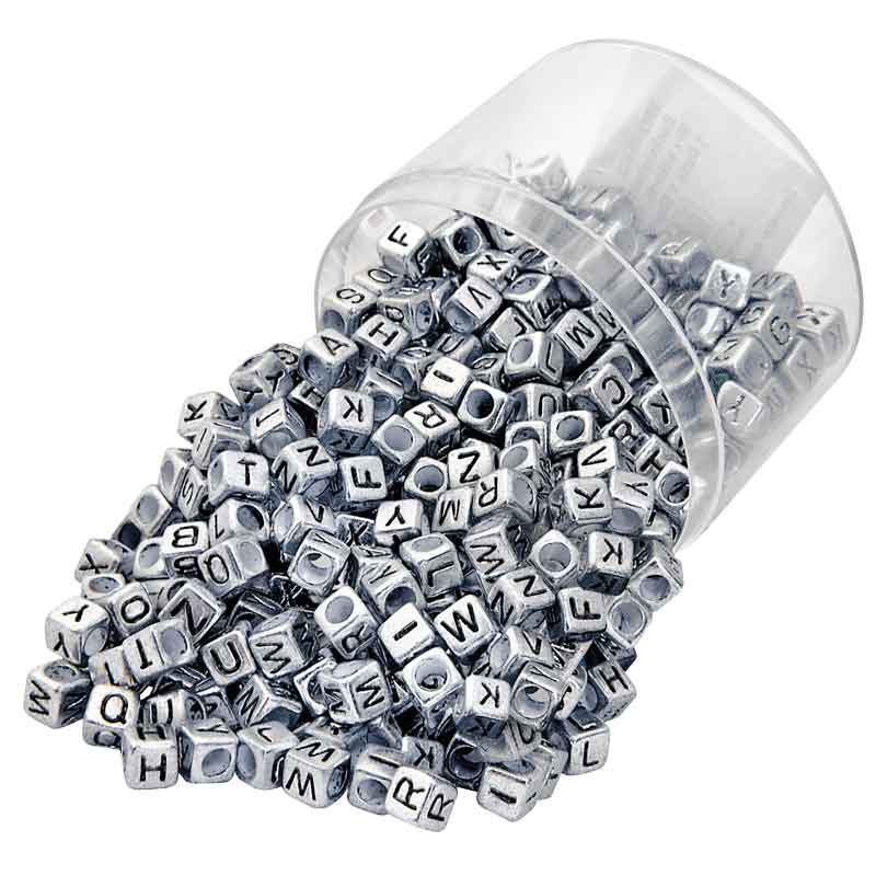 Buchstaben - Würfel / 300 Stück