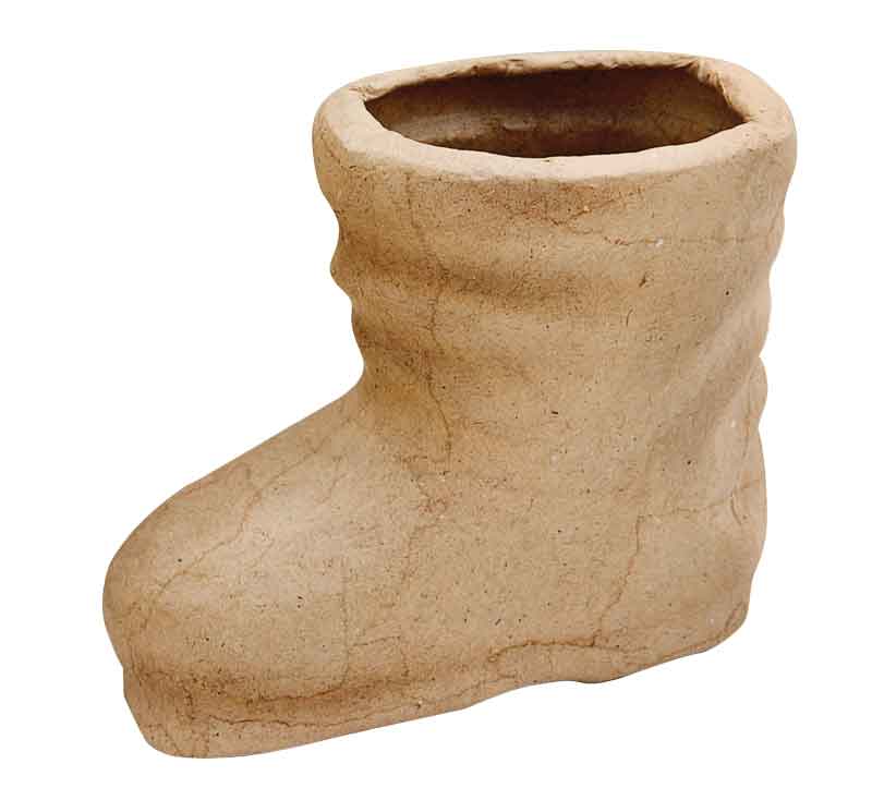 Pappmaché Nikostiefel