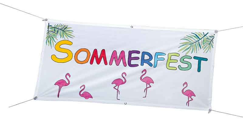 BW - Banner — weiß