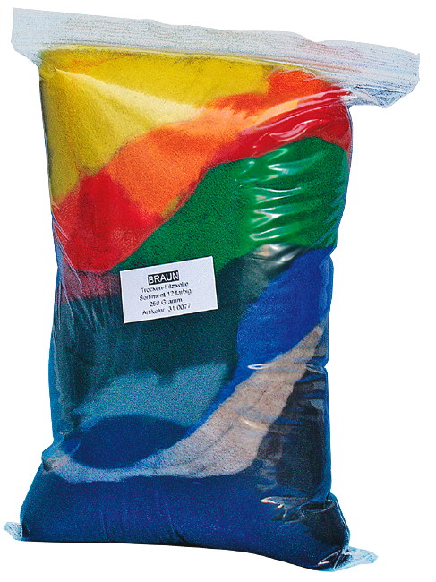 BRAUN Trockenfilzwolle