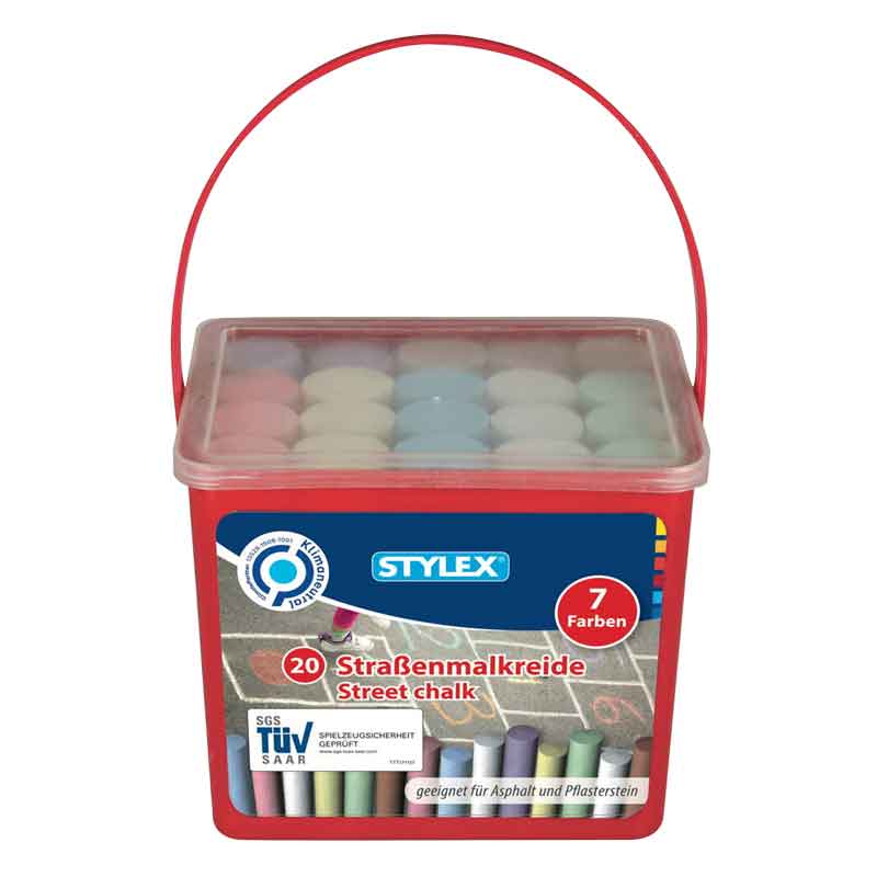 EFA Straßenmalkreide, 20 Stück — glitzer