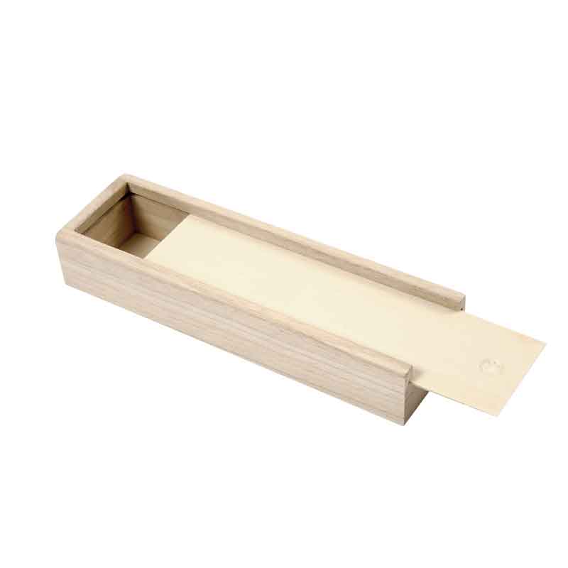 Holz Stiftebox 20 x 6 x 3,5 cm