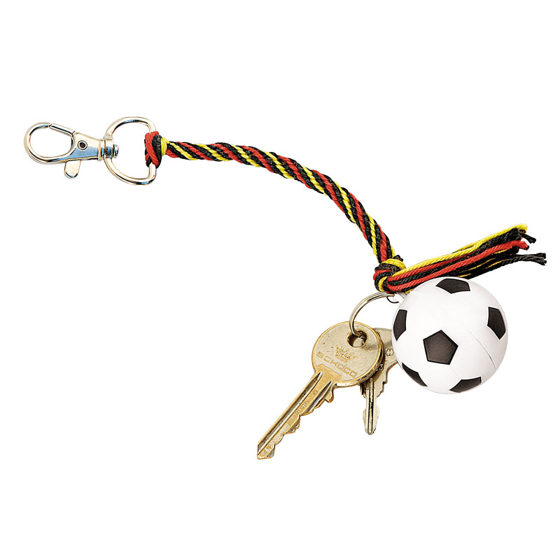 Flechtgarn - Set, 3 Fb. — schwarz/rot/gold