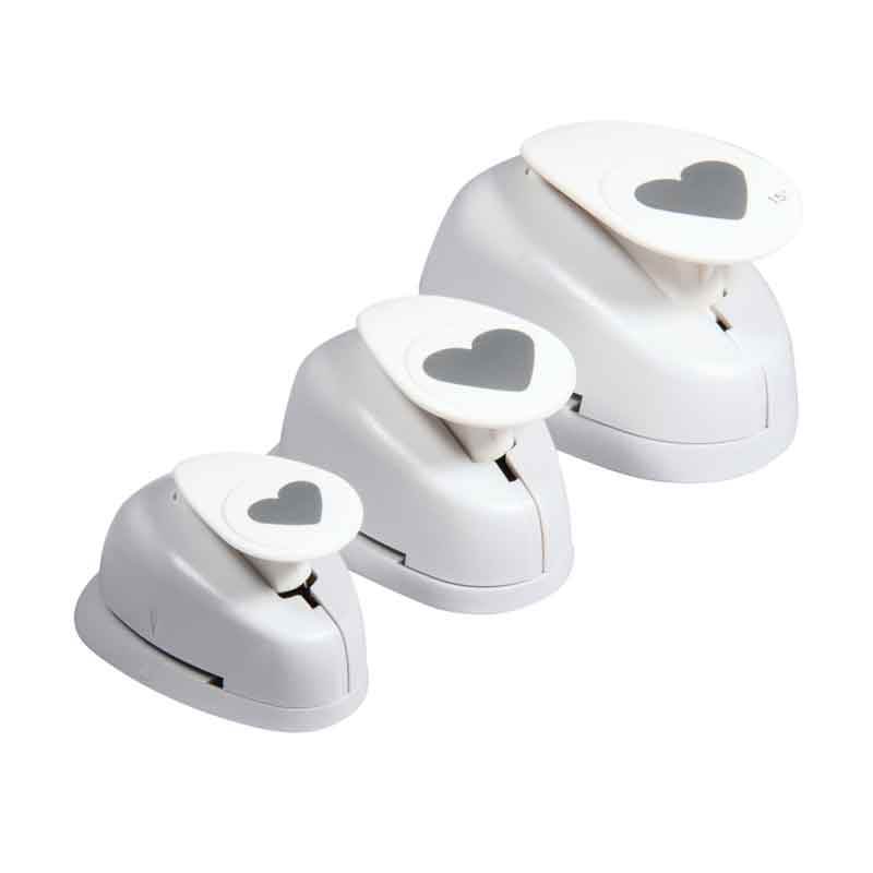 Motivstanzer Set / 3 Stück, für Papiere bis 200 g/m²