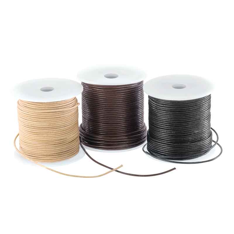 Lederriemen 1 mm / 50 m