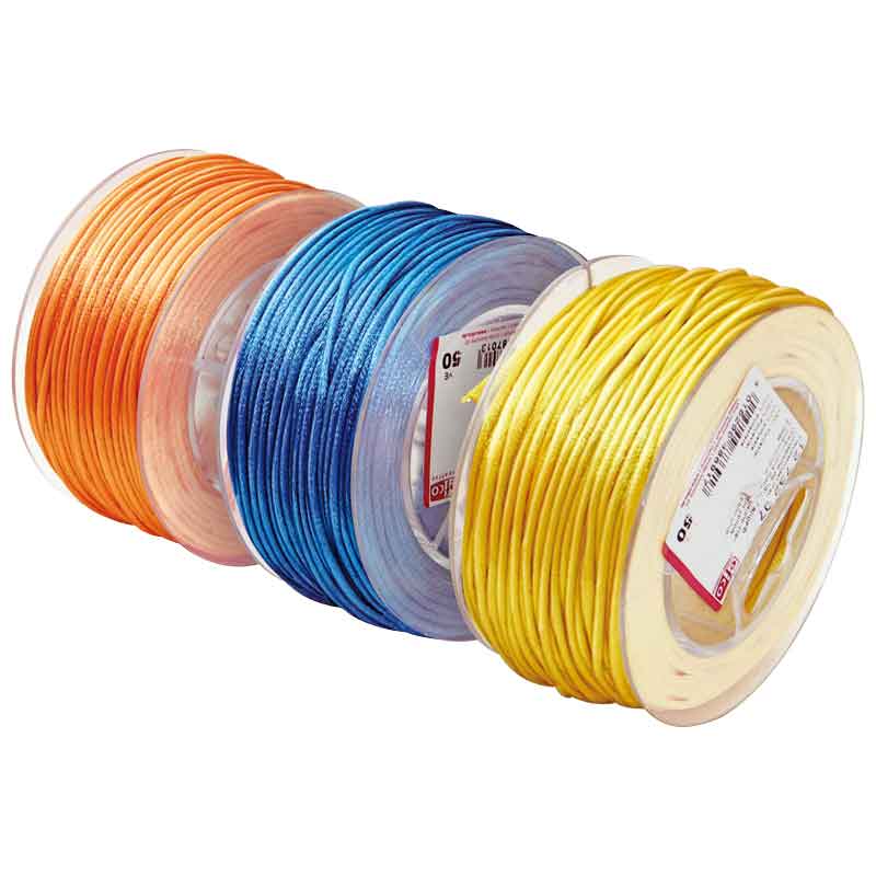 Flechtkordel Satin 2 mm / 50 m