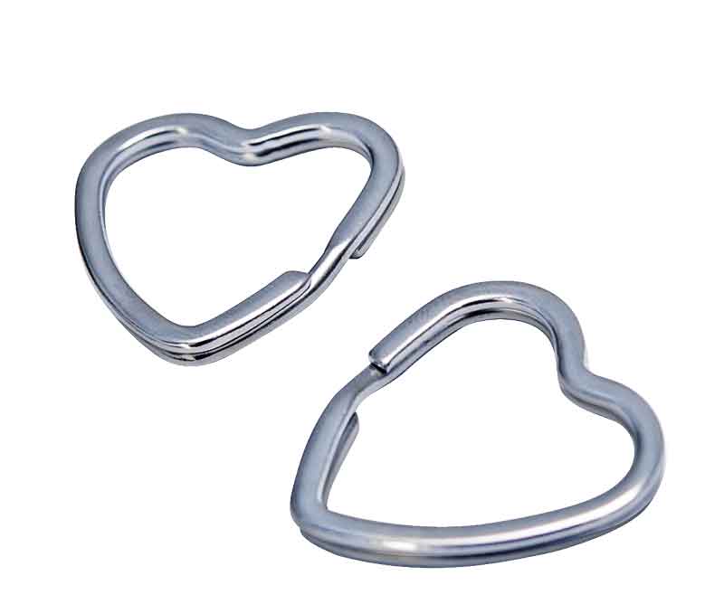 Schlüsselring / 10 Stück — Herz