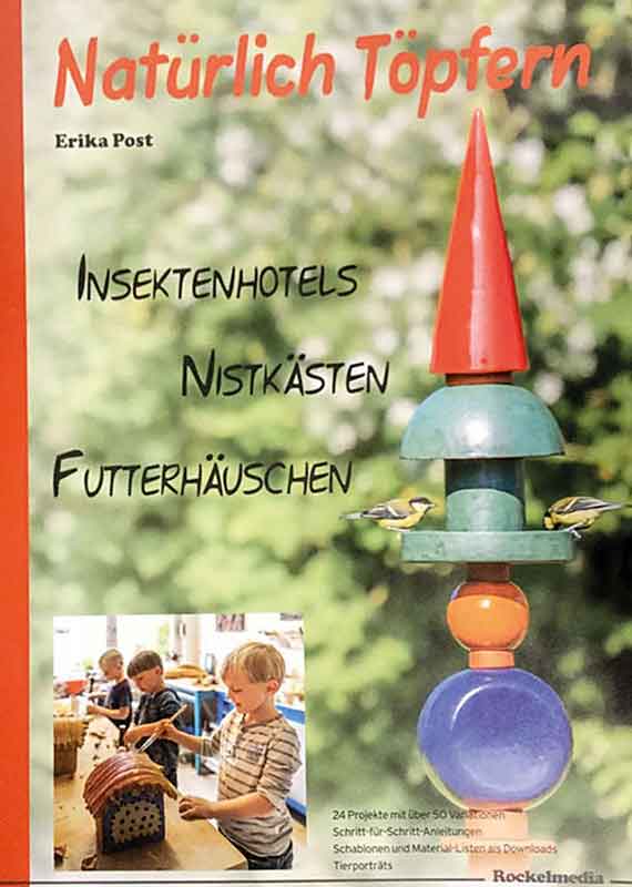 Natürlich Töpfern — Insektenhotels, Nistkästen, Futterhäuschen