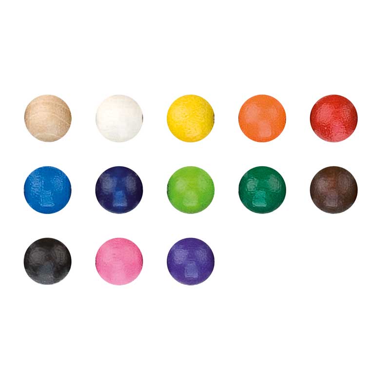 Holzkugelperlen, 4 mm / 165 Stück