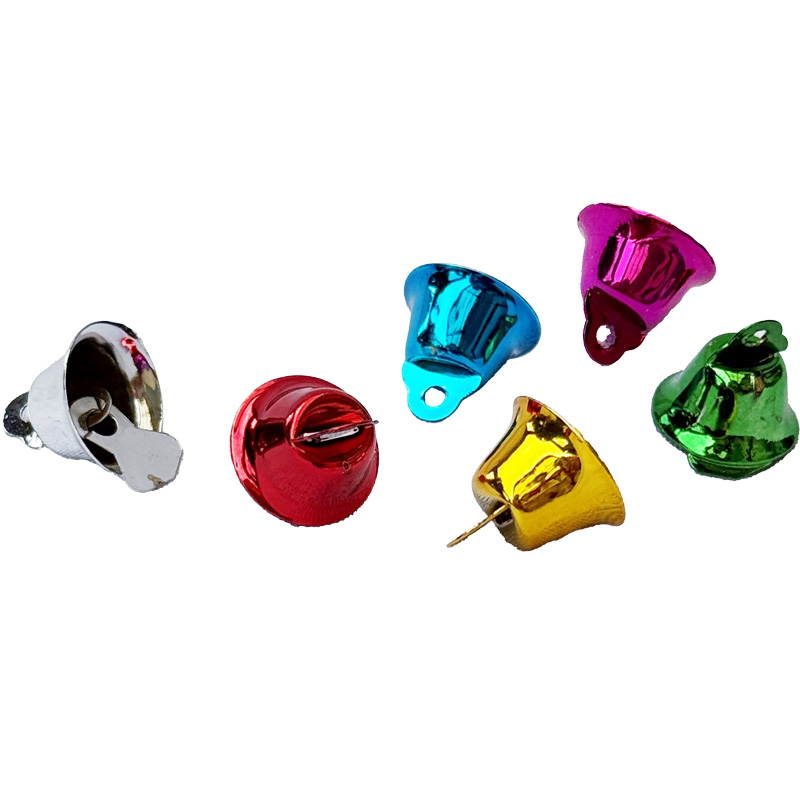 Glöckchenmix 14 mm / 6 Stück — farbig sortiert