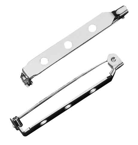 Broschennadeln 25 mm / 20 Stück — platin