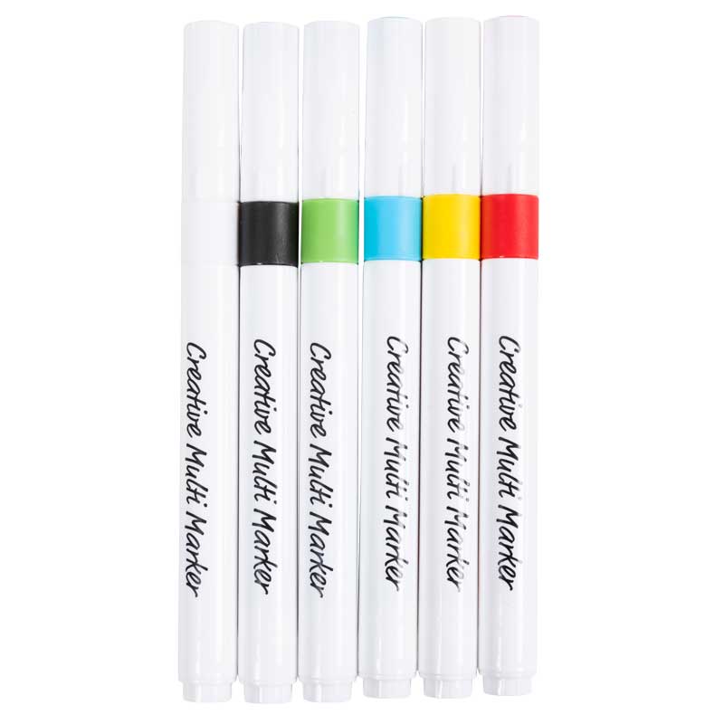Creative Multi Marker, 6 Stück — farbig sortiert
